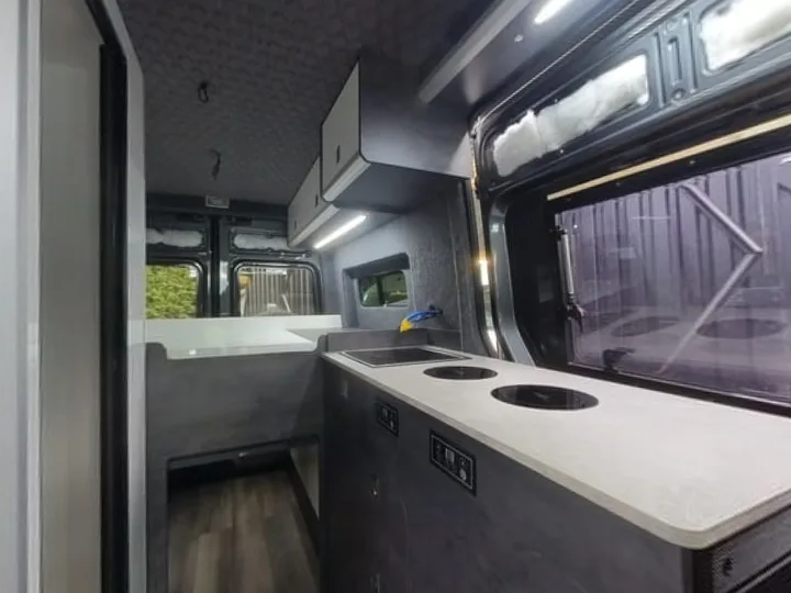A kitchen pod in a 2017 on VW Crafter MWB