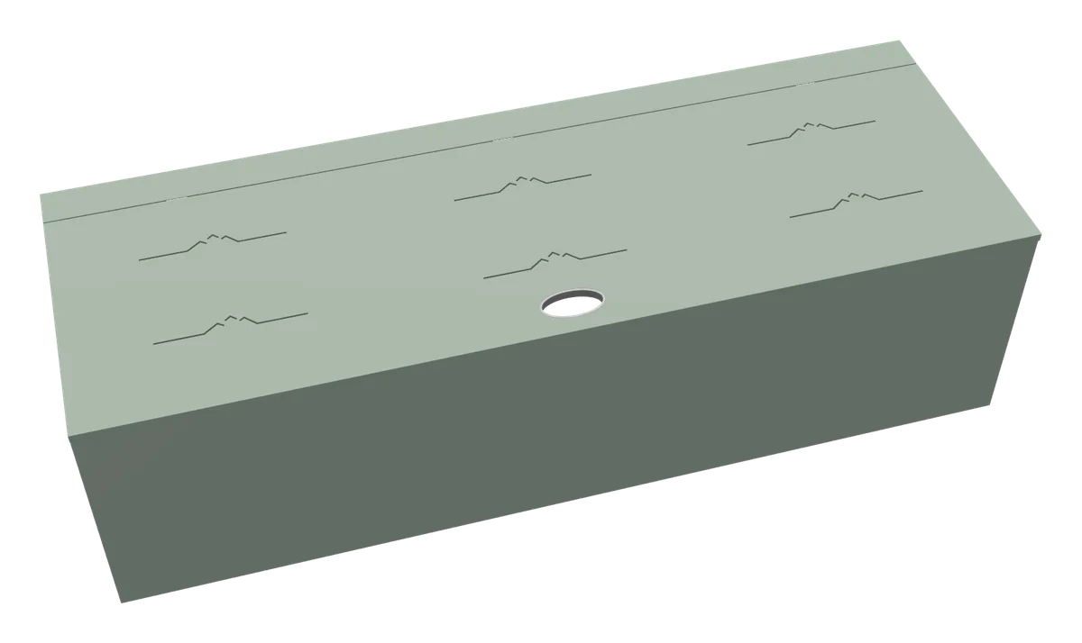 Bench seat, as the 3D designer draws it