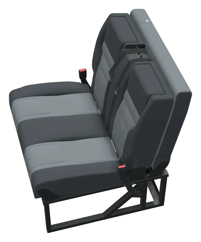 RIB Altair seat · bed, as the 3D designer draws it