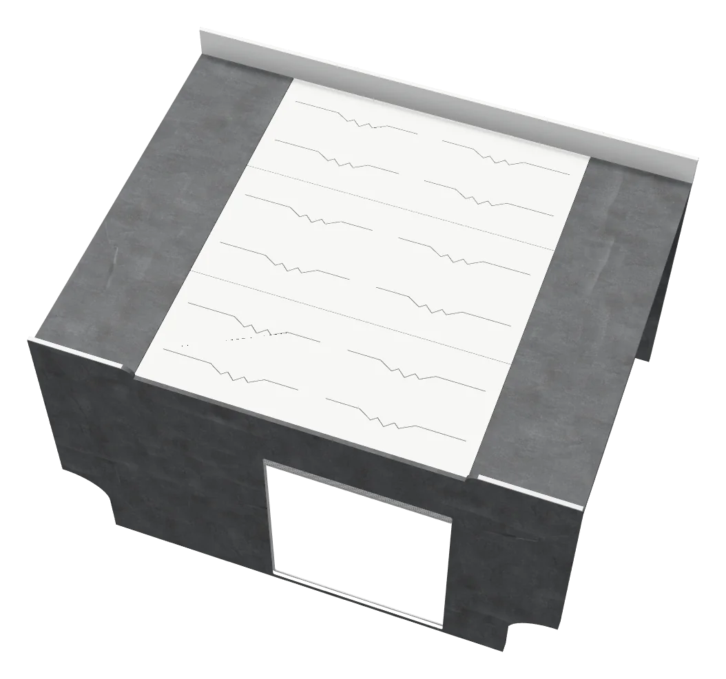 Bed box system · Full kit, as the 3D designer draws it