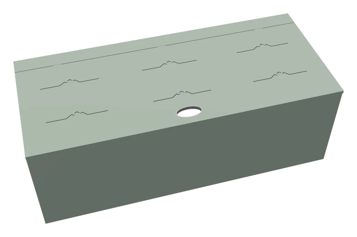 Bench seat, as the 3D designer draws it