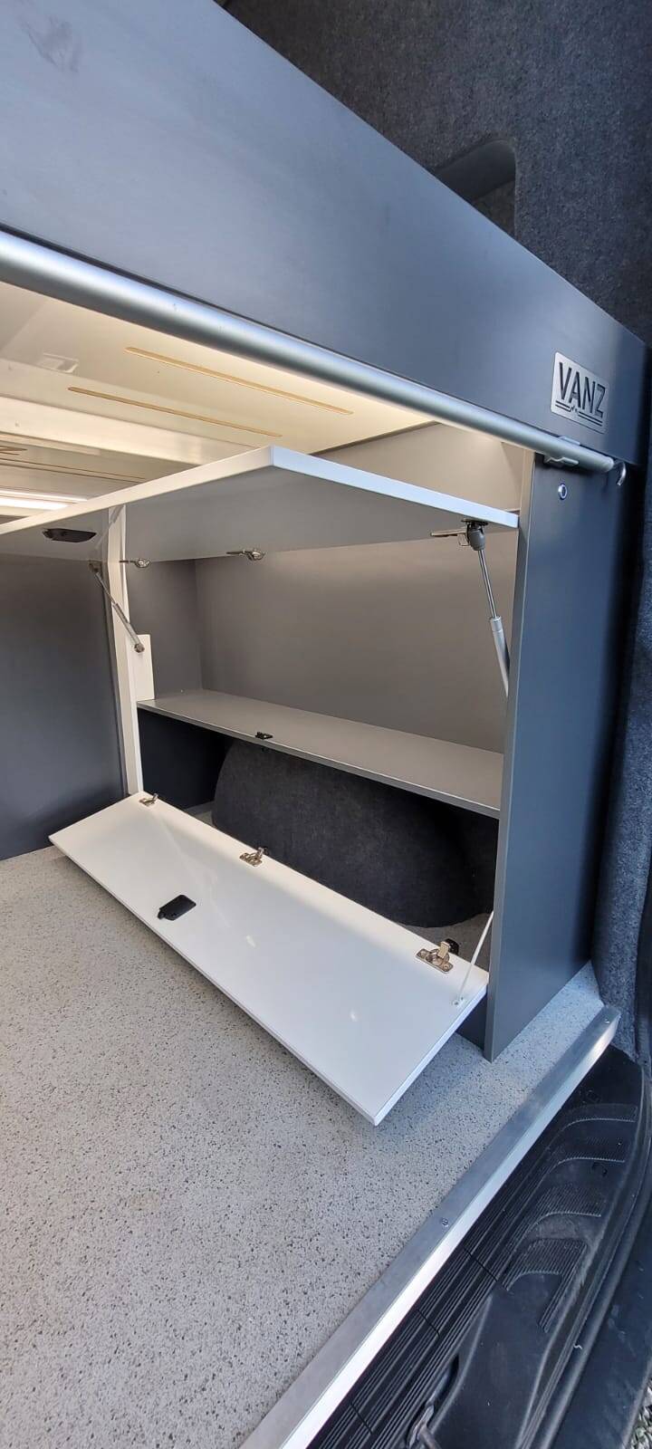 Garage Bed Box detail